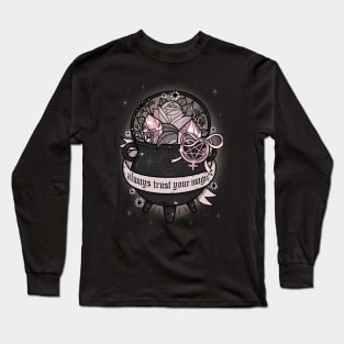 Witchy Cauldron Long Sleeve T-Shirt